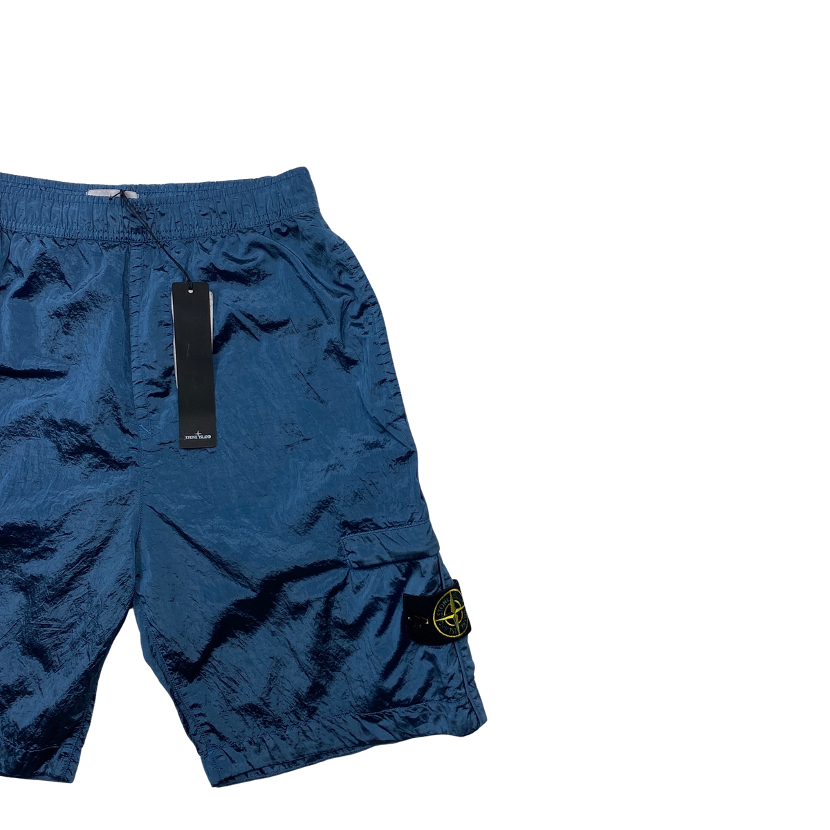 Stone Island 2022 Blue Nylon Metal Slim Fit Cargo Shorts - 30 – Mat's  Island