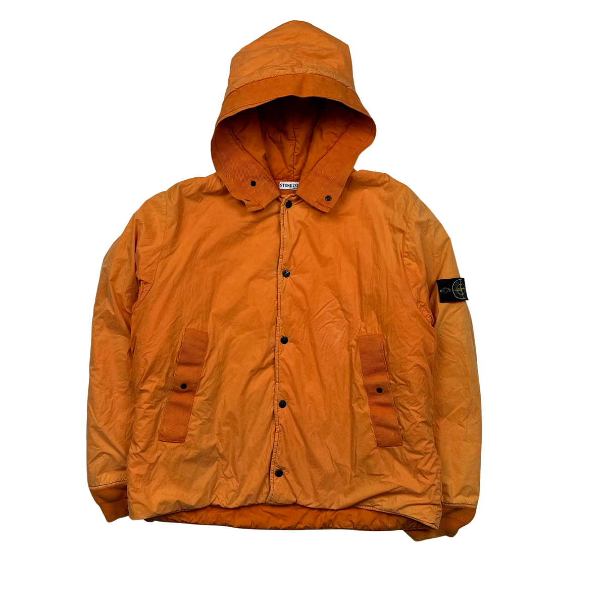 Stone Island Paul Harvey 2003 Orange Cotton Blend Jacket - XL