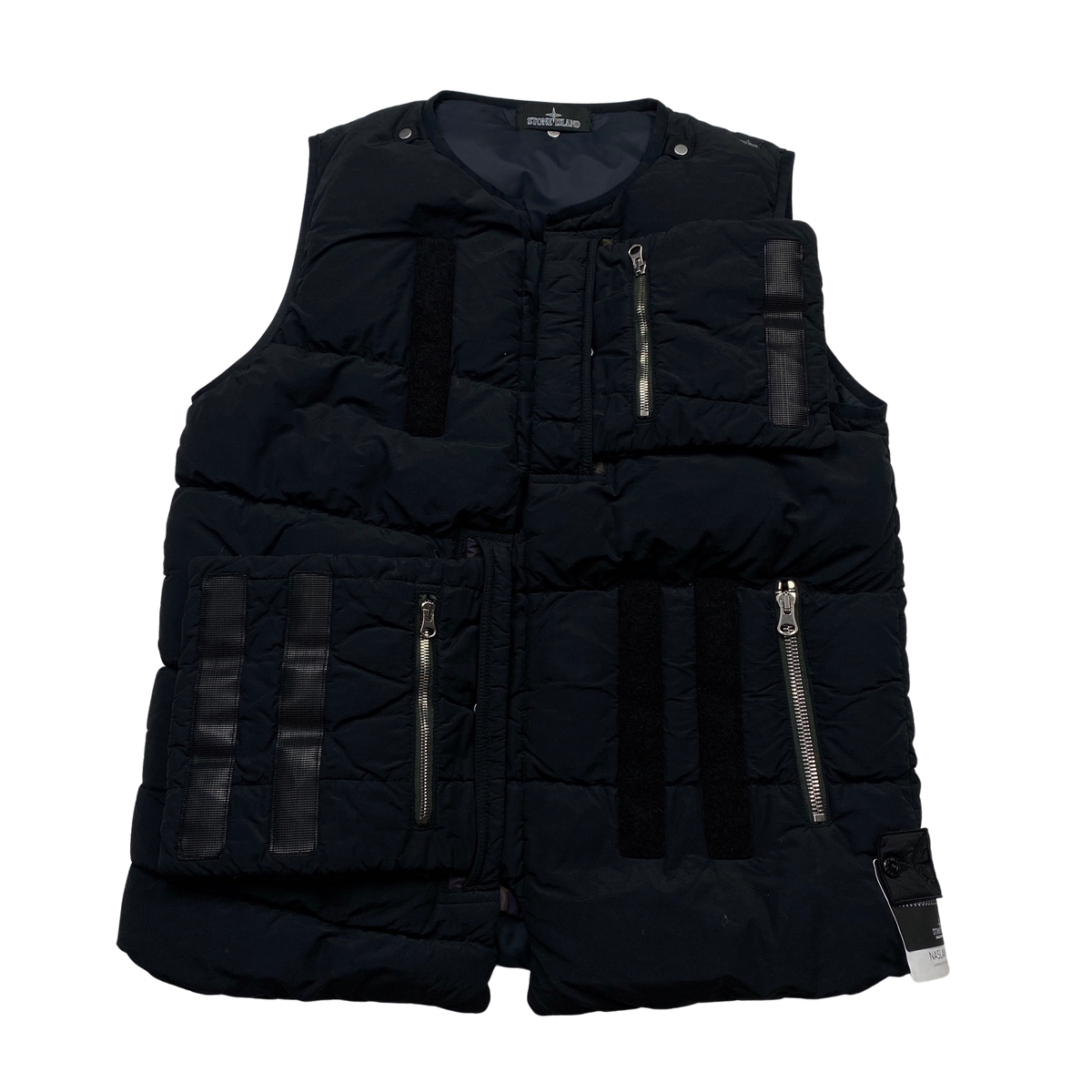 Stone Island Black Shadow Project Naslan Light Reflective Gilet