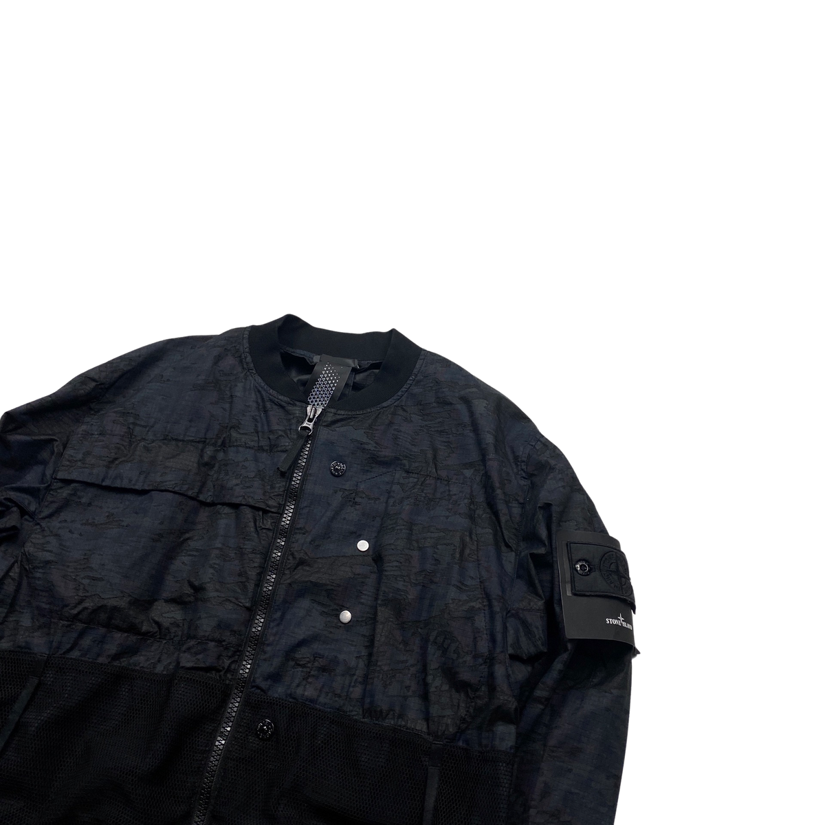 Stone Island 2021 Shadow Project DPM Rip Stop Bomber Jacket - Small