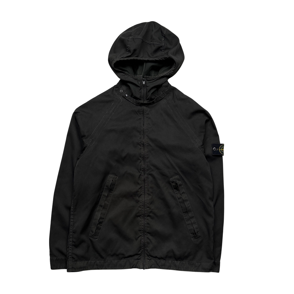 Stone Island Vintage 2003 Dark Grey Paul Harvey Nylon Jacket - Medium