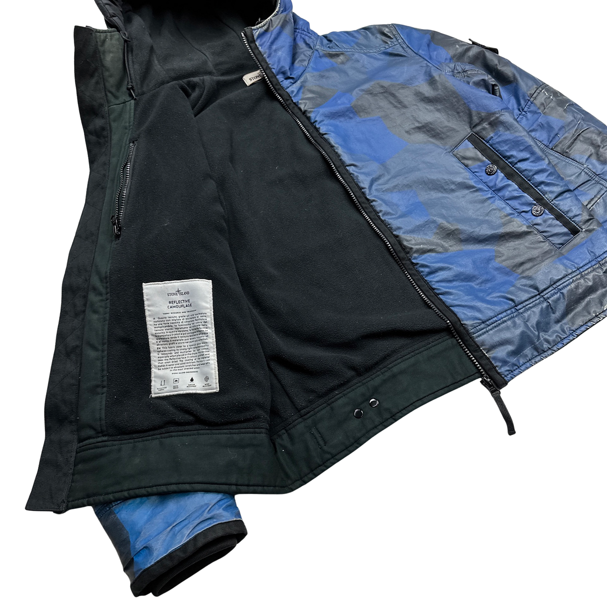 Slate and stone blue clearance camo jacket