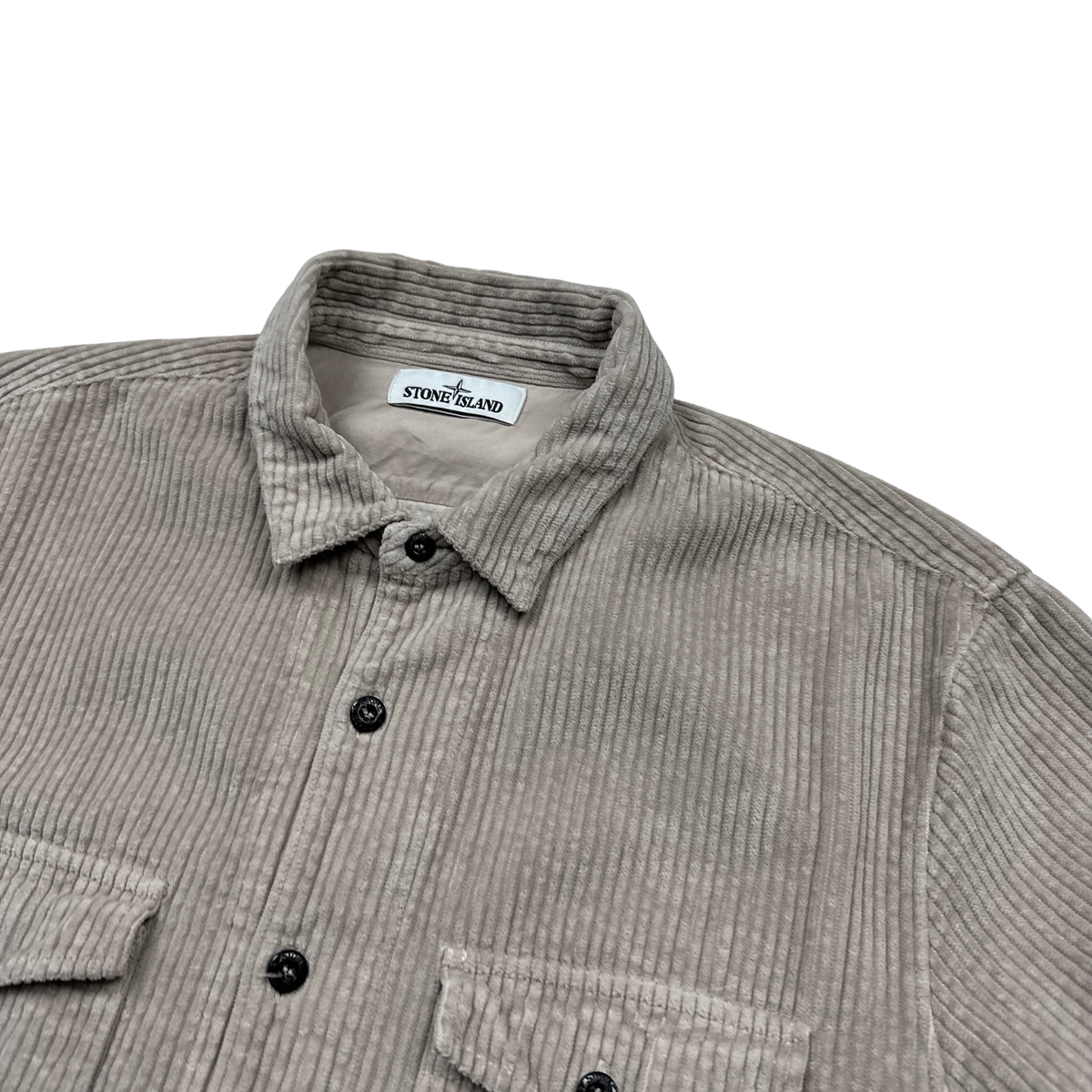 Stone Island AW2020 Beige Jumbo Cord Shirt - XXL