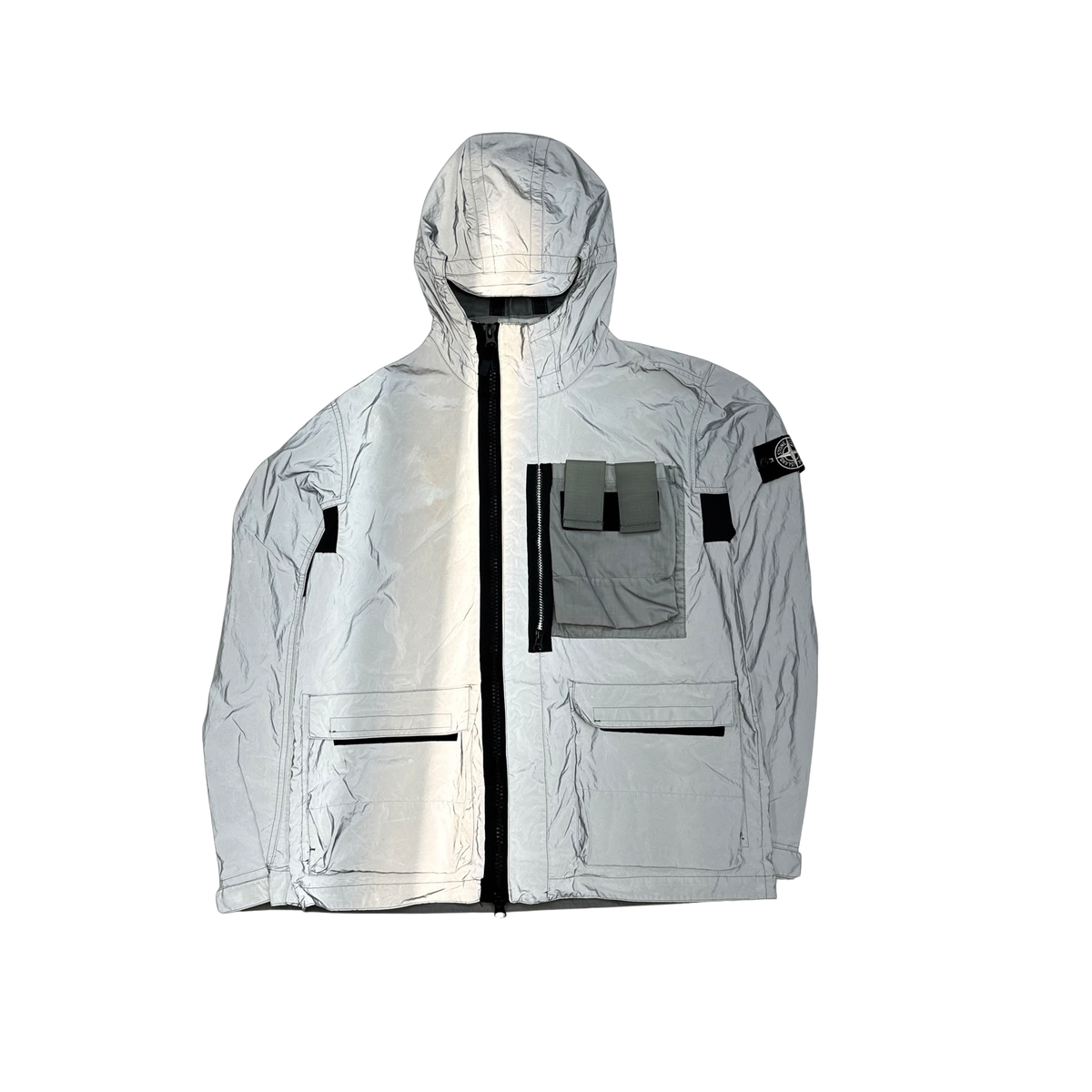 Stone island mussola 2024 gommata reflective jacket