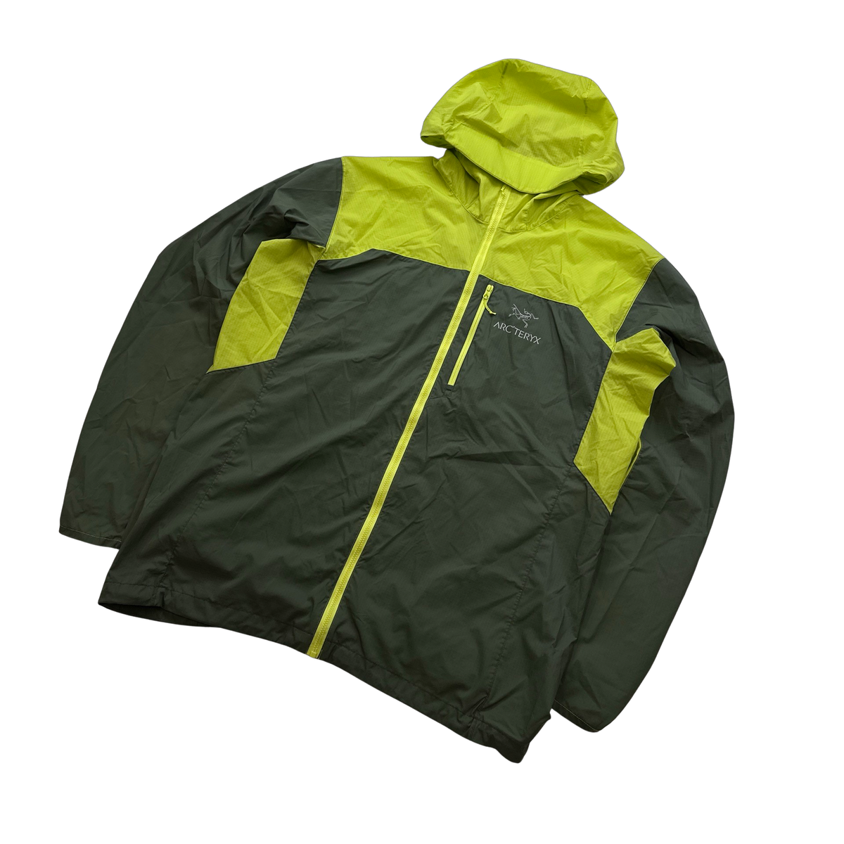 Arcteryx Lightweight Hooded Windstopper Jacket - Large