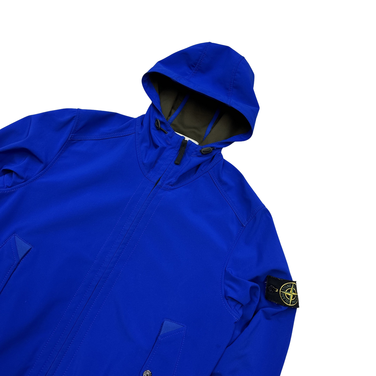 Stone island clearance soft shell blue