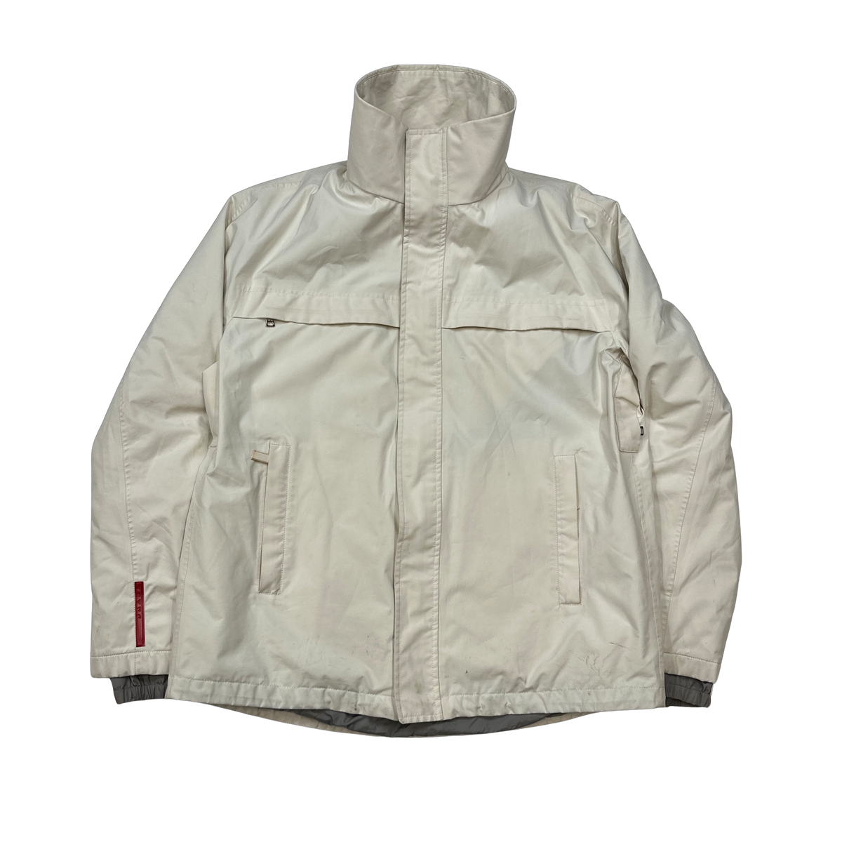 Prada Ivory Goretex Parka Jacket- Large