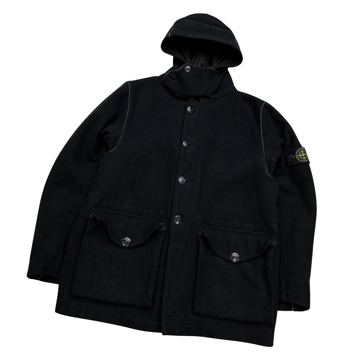 Stone island deals wool coat