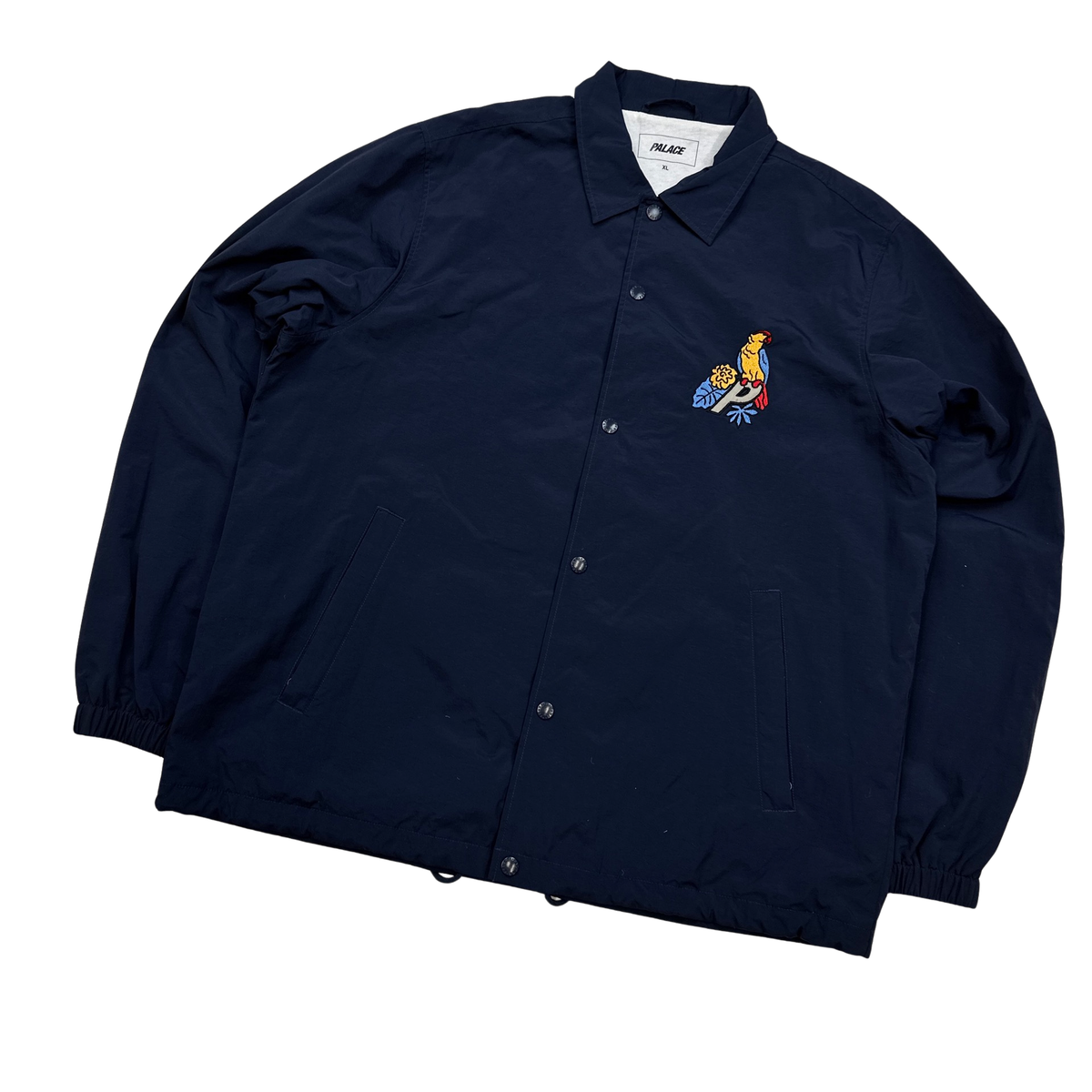 Palace SB Spellout Navy Parrot Coach Jacket - XL