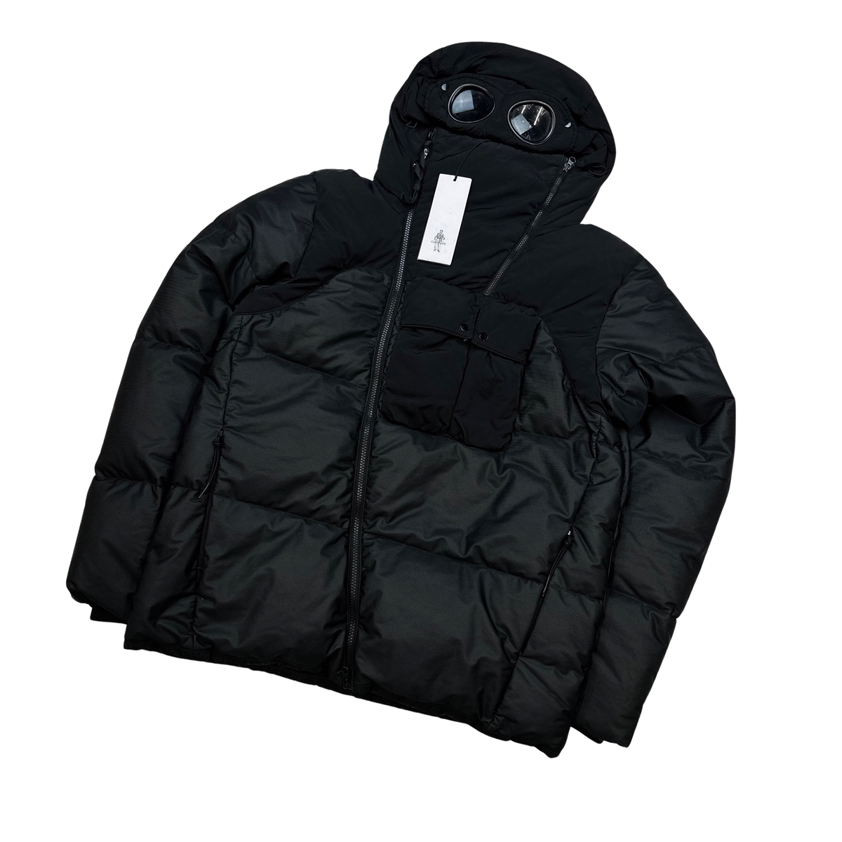 Cp company bi mesh hotsell down jacket