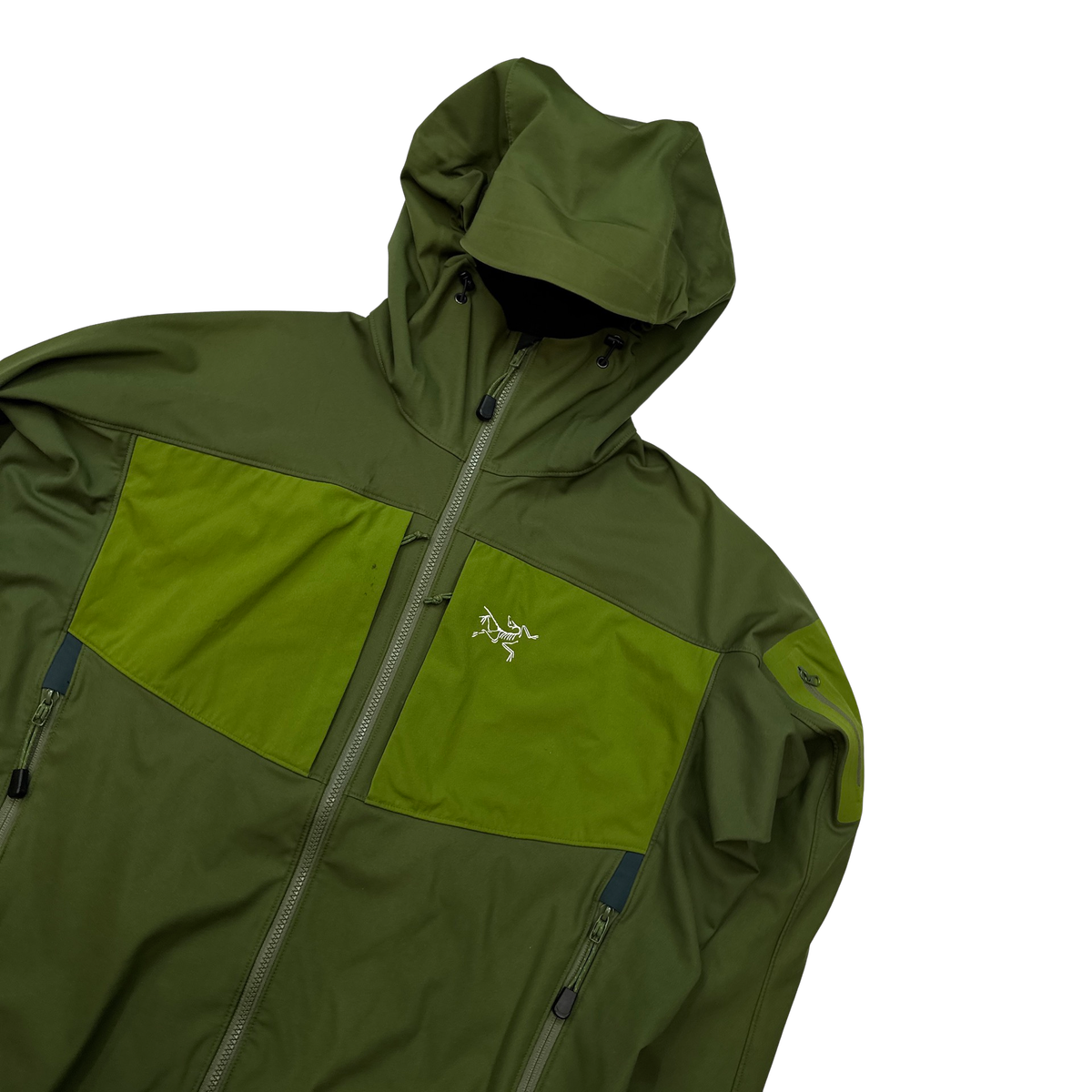 green arcteryx jacket