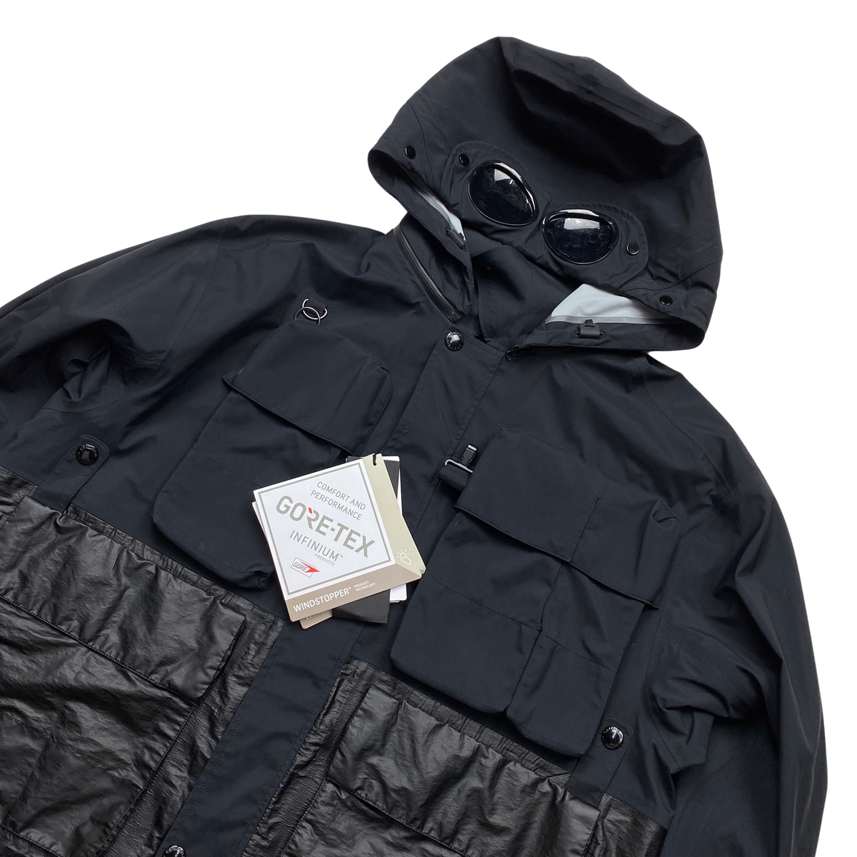 COMPANY 19AW Goggle Anorak-White 48