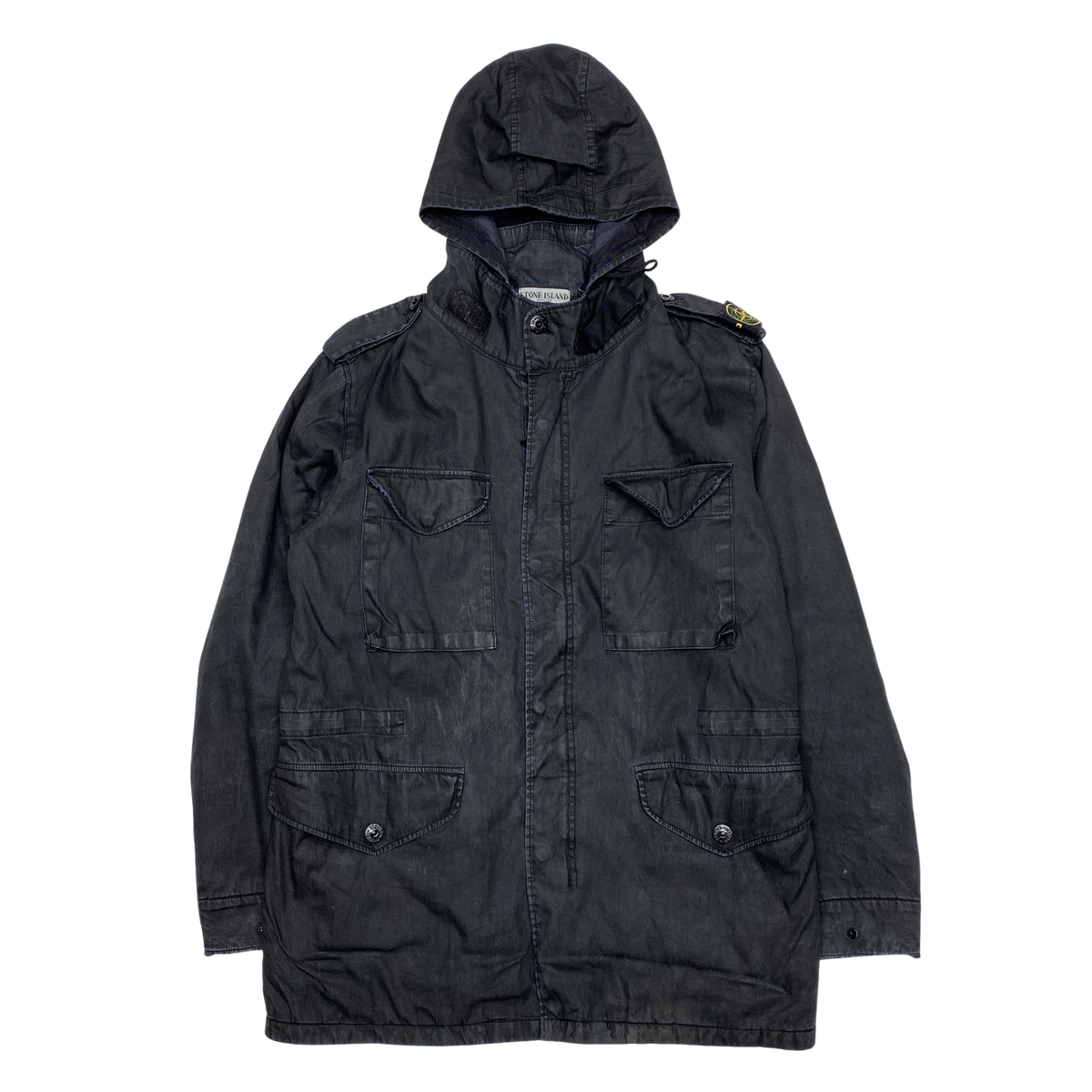 Stone Island 2008 Lino Flax Shoulder Badge Jacket – Mat's Island