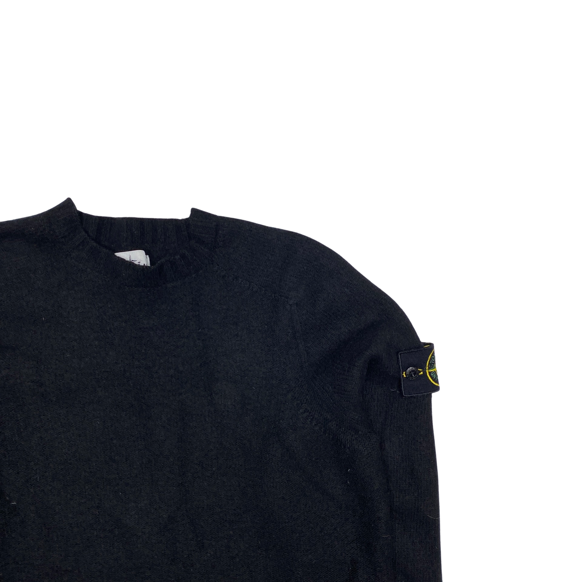 Stone island sales black wool jumper