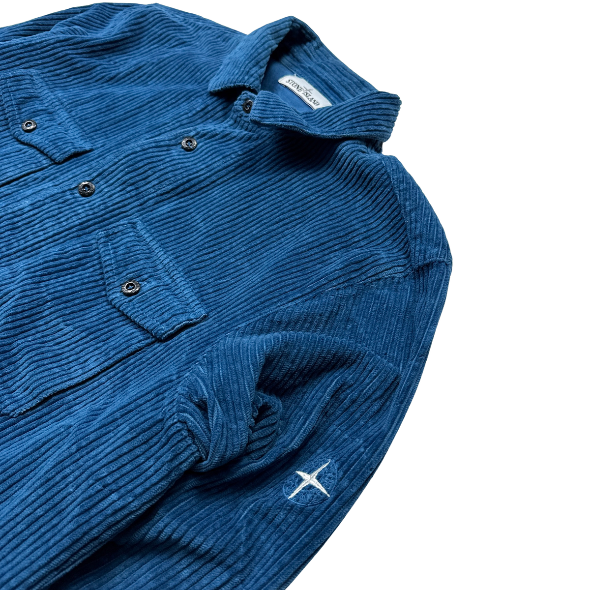 Stone Island AW2020 Blue Jumbo Cord Shirt - XL – Mat's Island