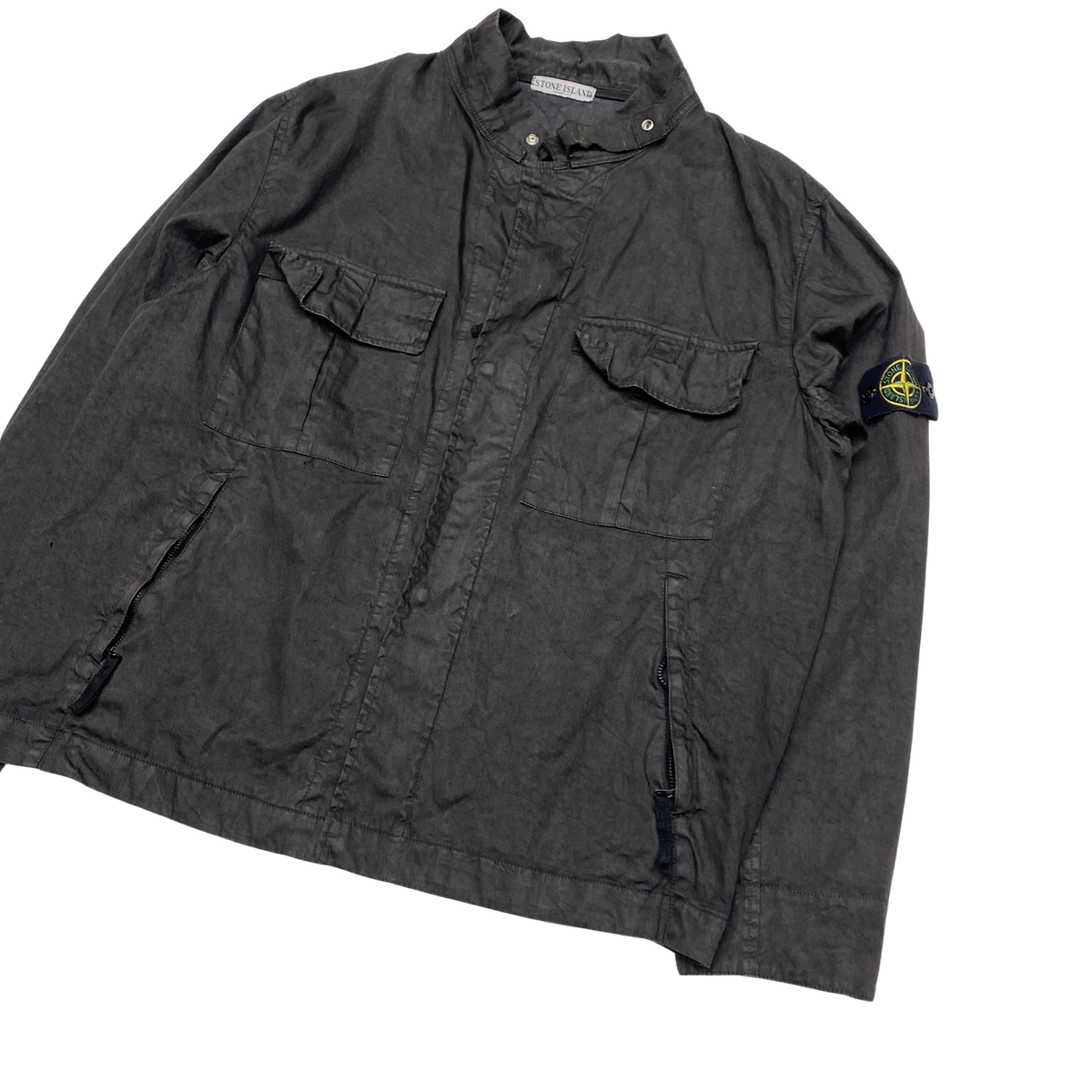 Stone Island 2004 Charcoal Lino Flax Jacket