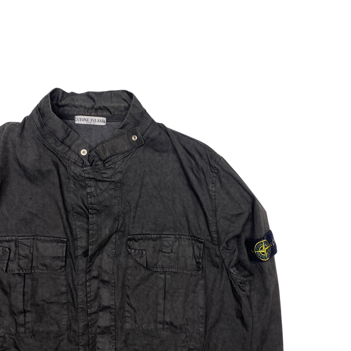 Stone Island 2004 Charcoal Lino Flax Jacket