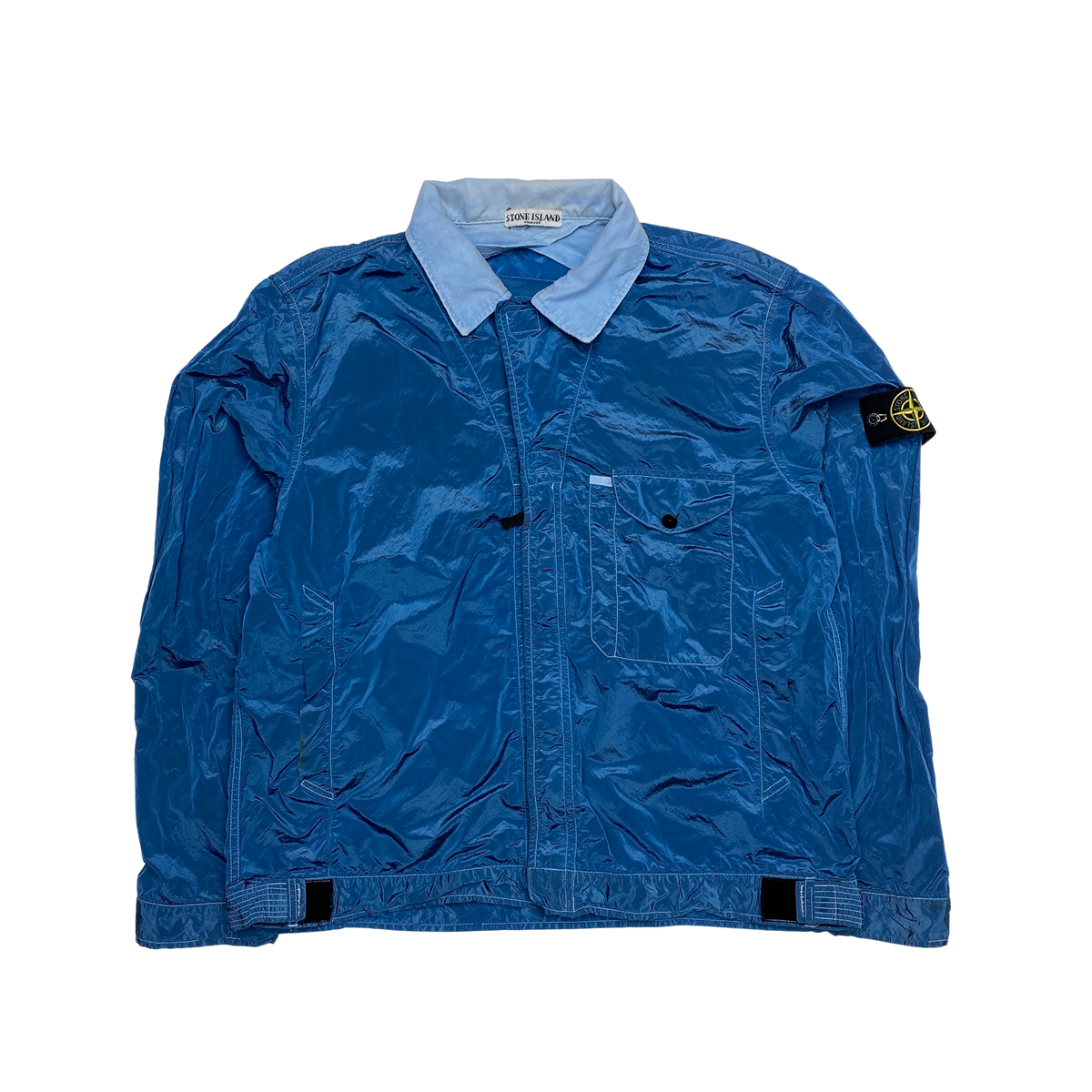 Stone Island 2006 Nylon Metal Blue Shimmer Jacket – Mat's Island