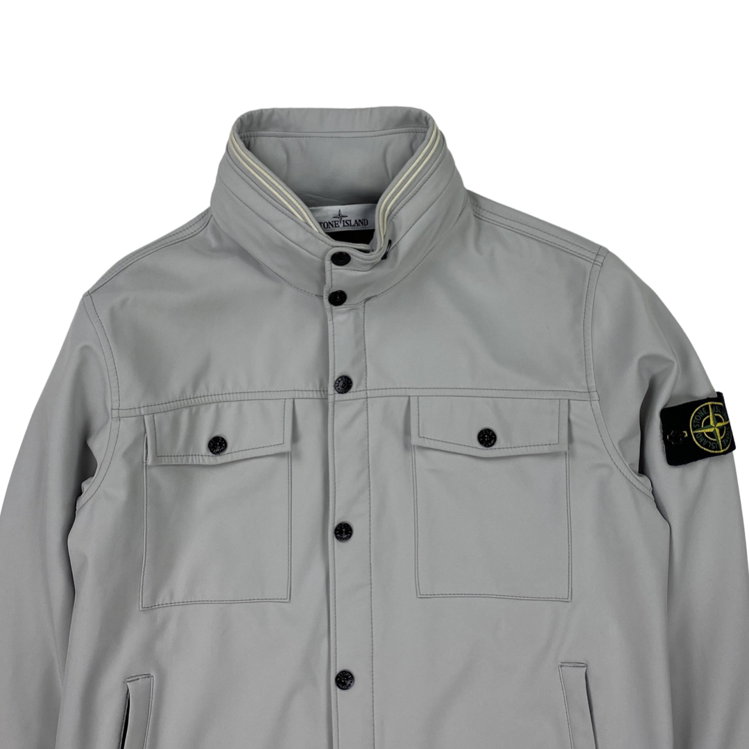 Stone island outlet soft shell grey