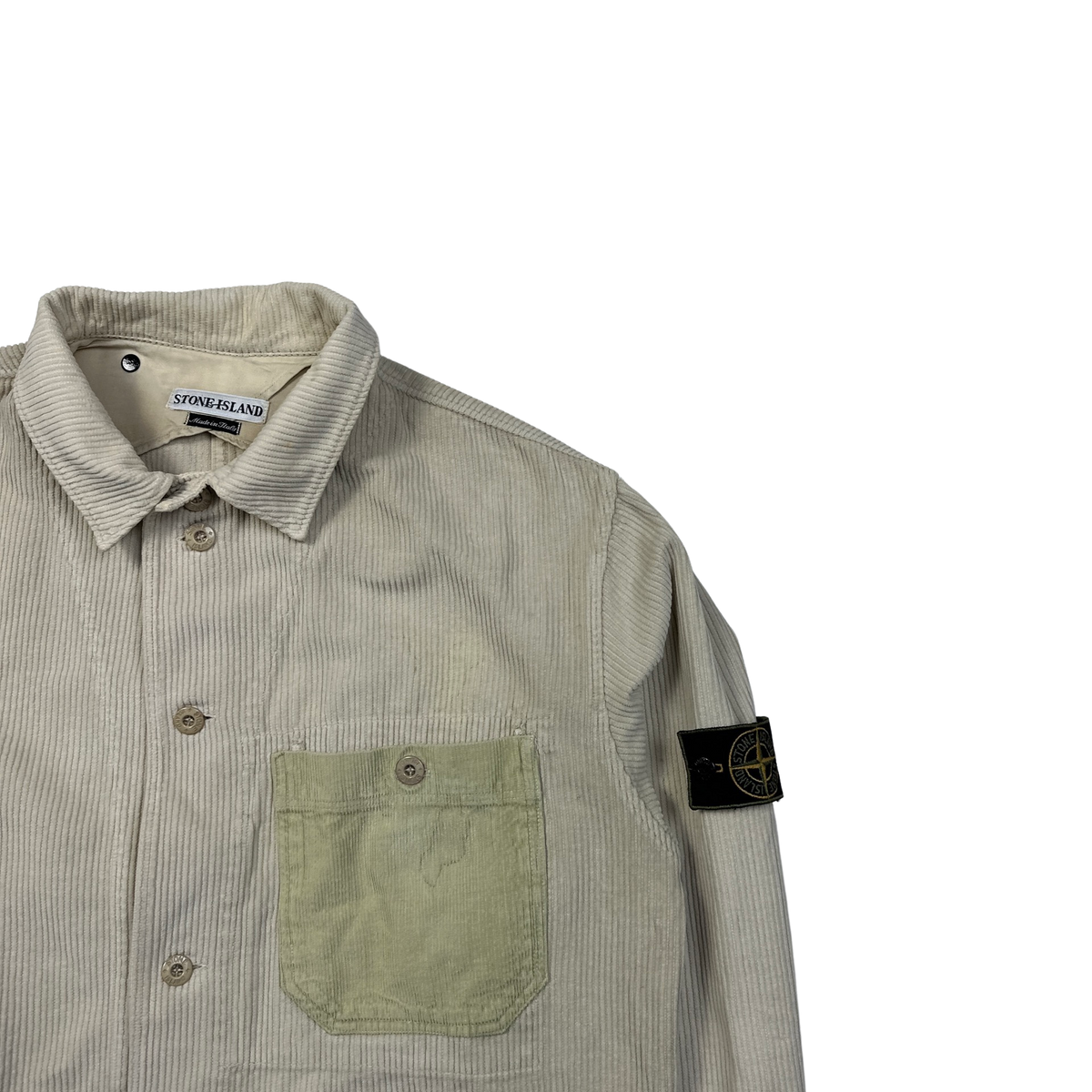 Stone Island 1996 Beige Jumbo Cord Overshirt – Mat's Island