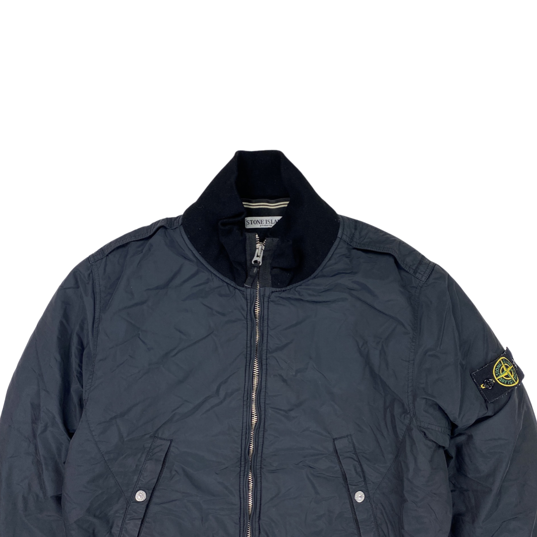 Stone island cheap navy bomber jacket