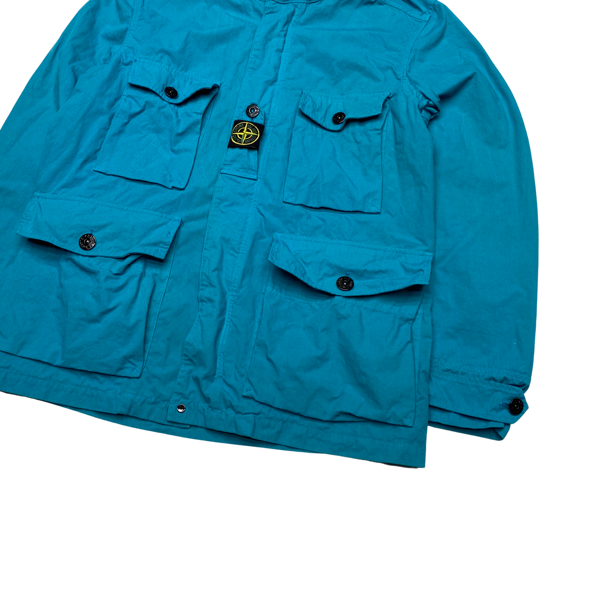 Stone Island 2020 Blue Cotton Cordura Field Jacket