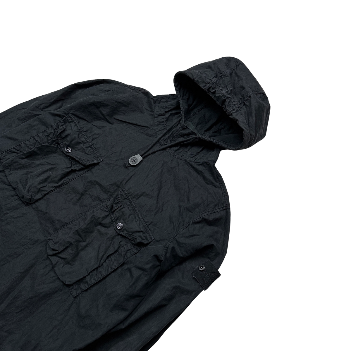 Stone island shop ghost smock black