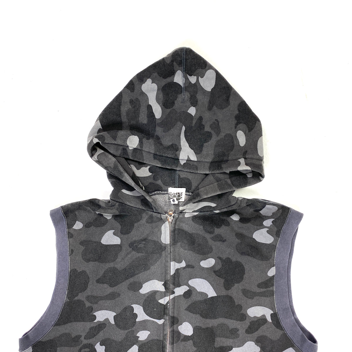 Bape sleeveless sale hoodie