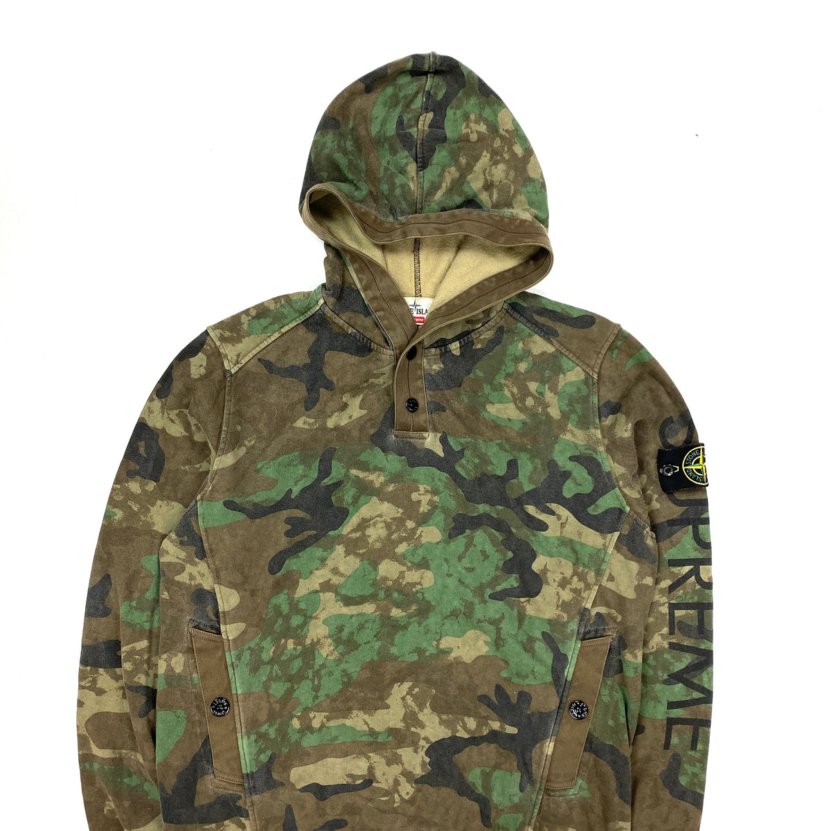 Stone Island Supreme Camo Hooded Jumper