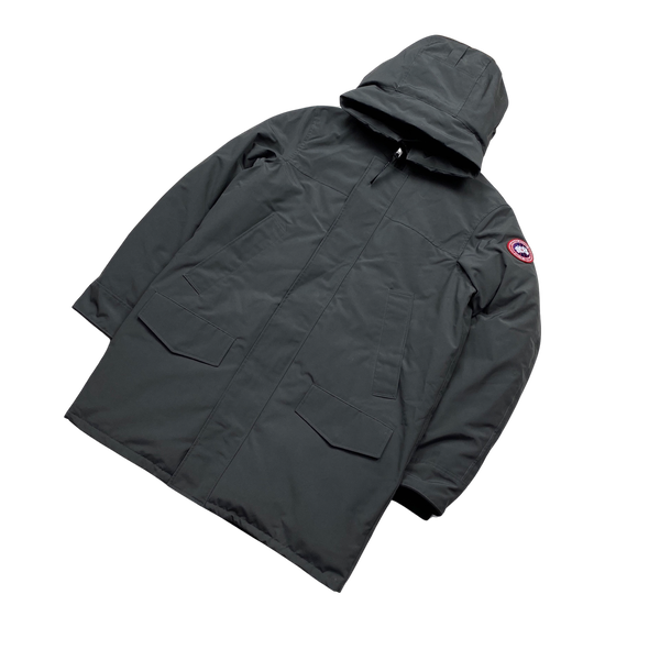 Canada Goose Graphite Grey Hooded Puffer Parka - Large
