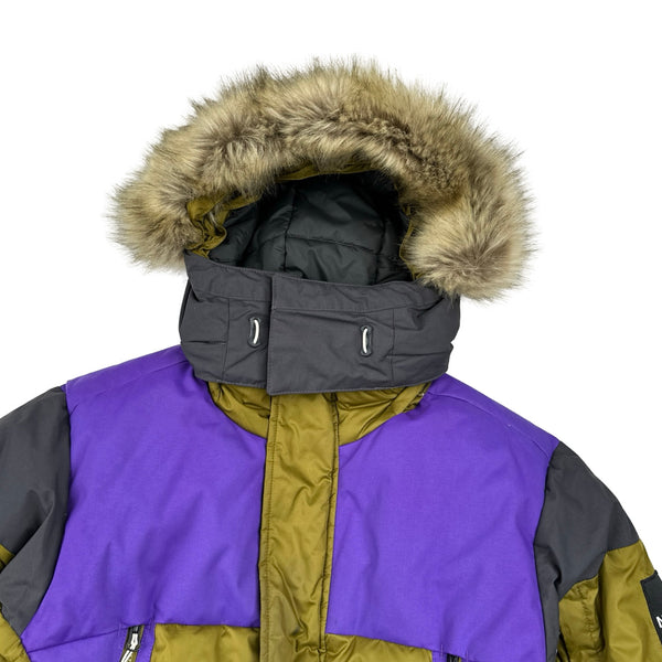 North Face Vostok 550 Down Filled Multi Colour Puffer Jacket - Small