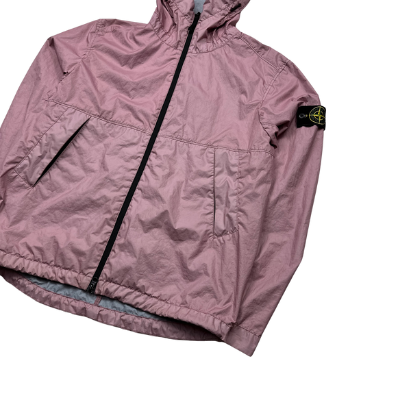 Stone Island 2020 Pink Membrana 3L TC Hooded Jacket - Medium