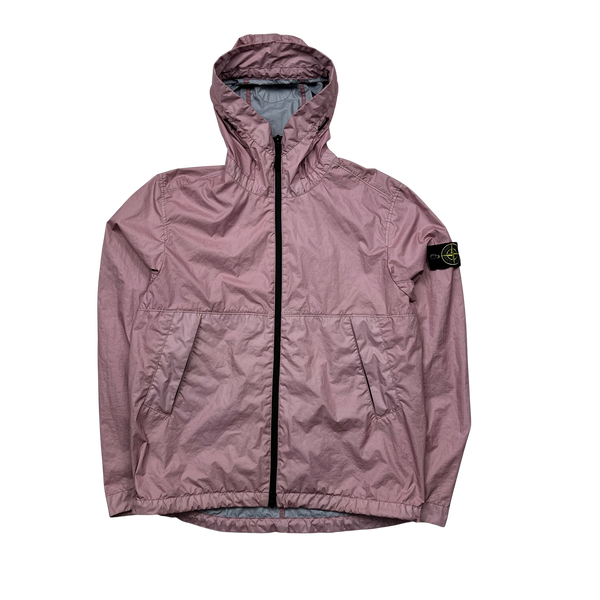 Stone Island 2020 Pink Membrana 3L TC Hooded Jacket - Medium