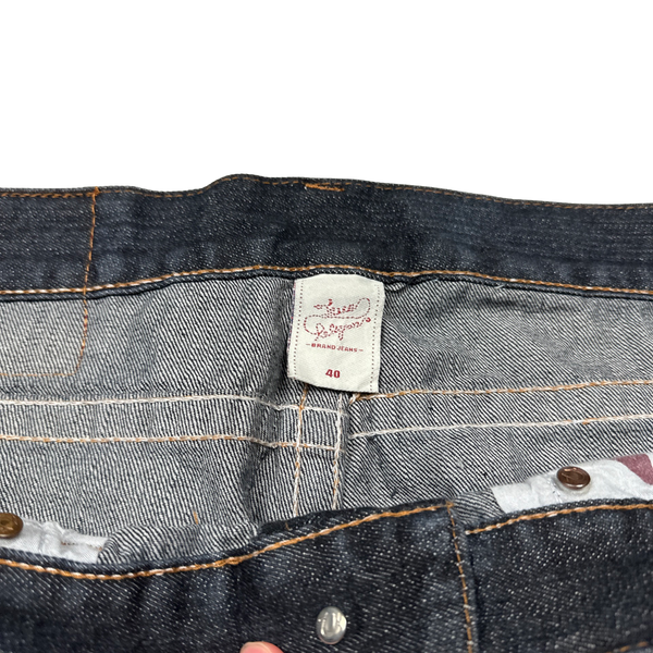 True Religion Joey Super T Contrast Stitch Denim Jeans