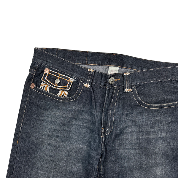 True Religion Joey Super T Contrast Stitch Denim Jeans