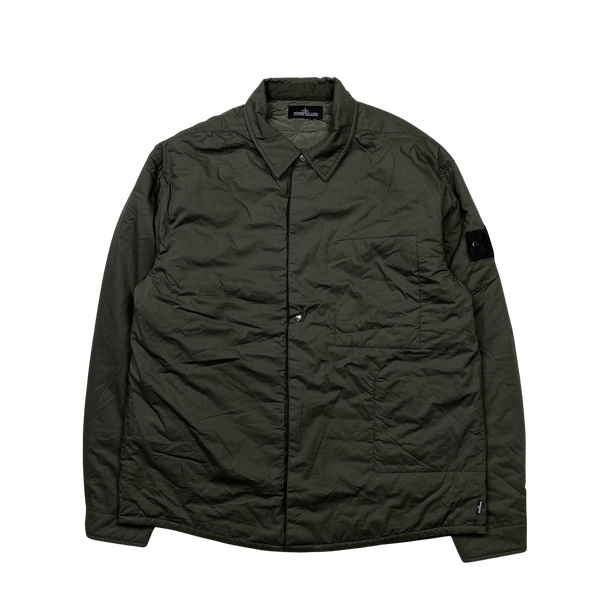 Stone island padded overshirt deals