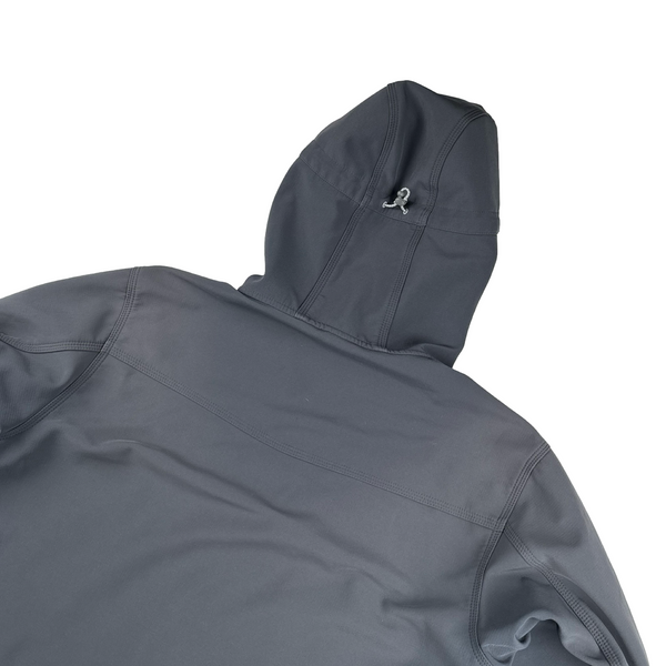 RAB Grey Zipped Polartec Power Shield Soft Shell Jacket - XL