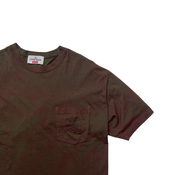 Stone Island Supreme 2019 Collaboration Dust Treatment Cotton T