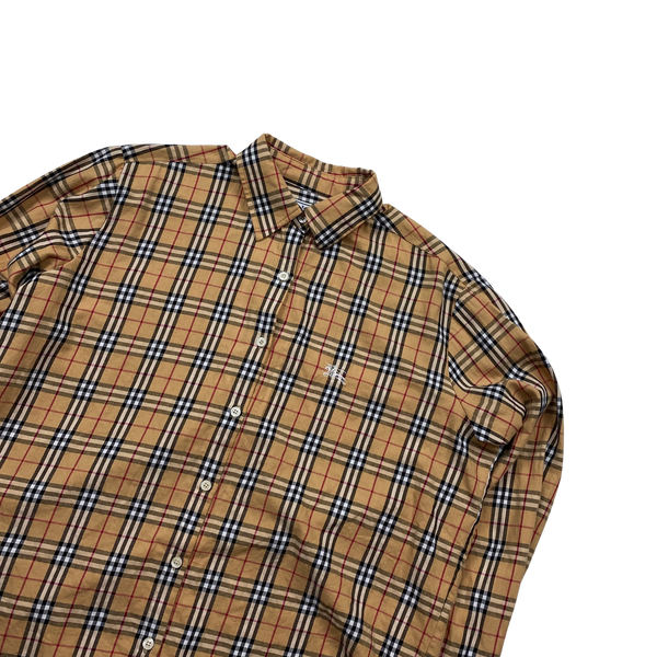 Burberry shirt clearance large