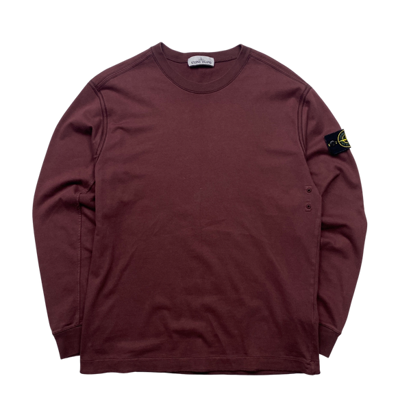 Stone Island 2019 Dark Red Lightweight Sweatshirt Large Mat s Island