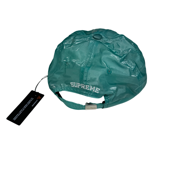 Stone Island x Supreme Teal Silk Cap
