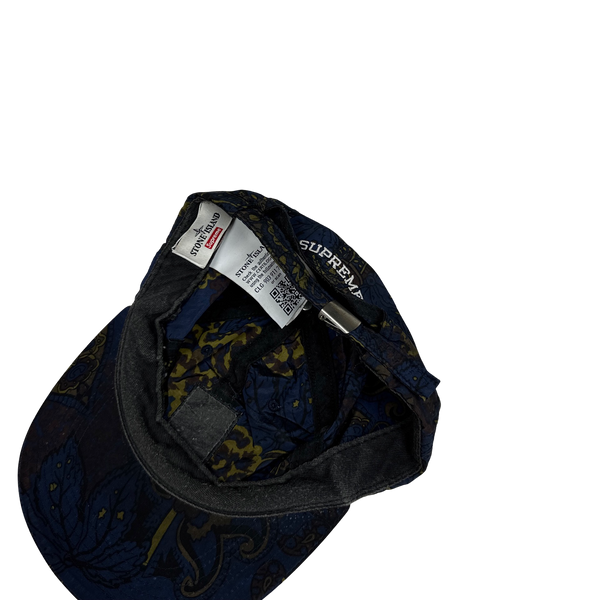 Stone Island x Supreme 2015 Blue Paisley Cap – Mat's Island