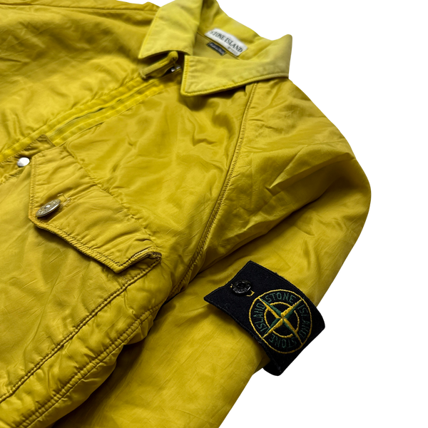 Stone Island Vintage 2000 Fleece Lined Nylon Jacket - Small