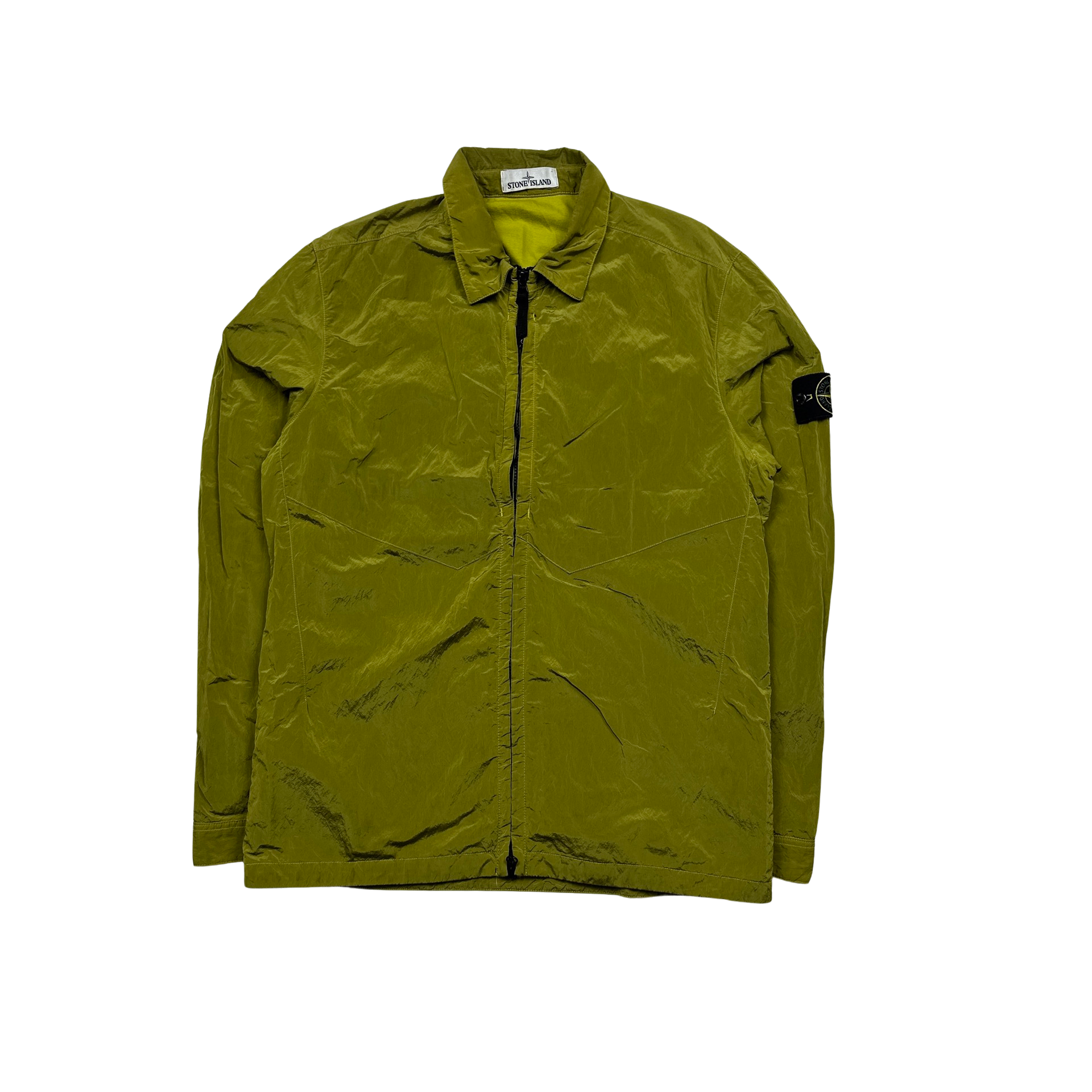 Stone island shop overshirt mustard