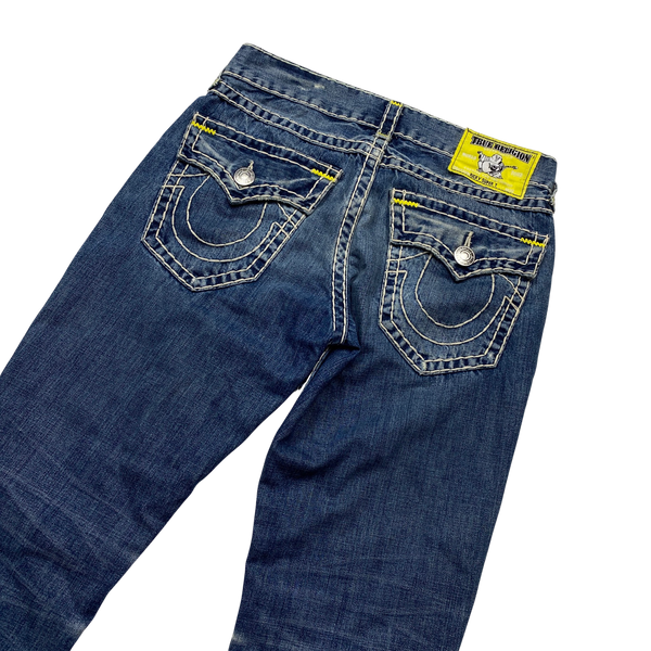 True religion hot sale yellow stitching