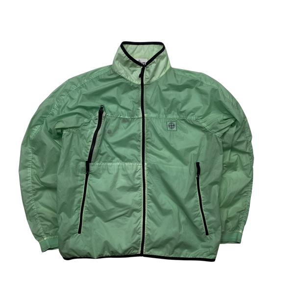 Stone Island 2018 Mint Green Lamy Velour Jacket XL Mat s Island