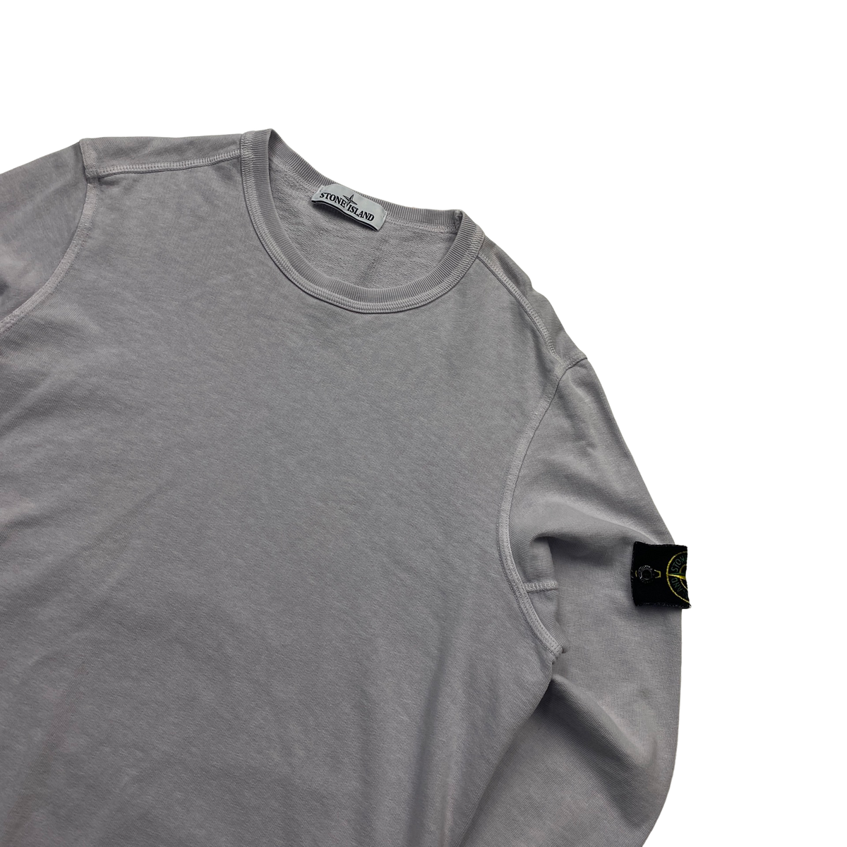 Stone Island Lilac Crewneck Sweatshirt Large Mat s Island