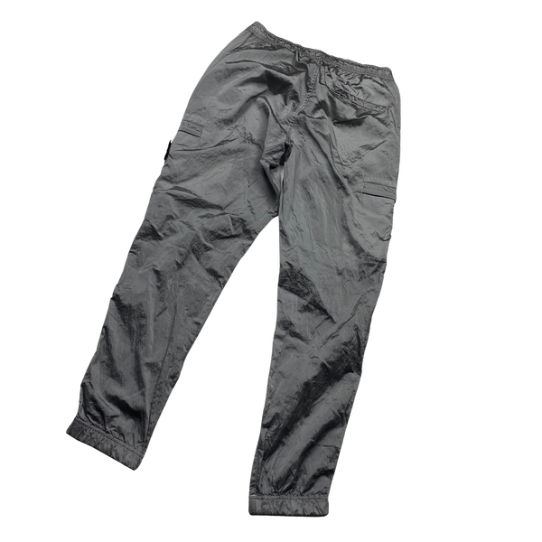 Stone Island 2022 Grey Econyl Nylon Metal Trousers - 34