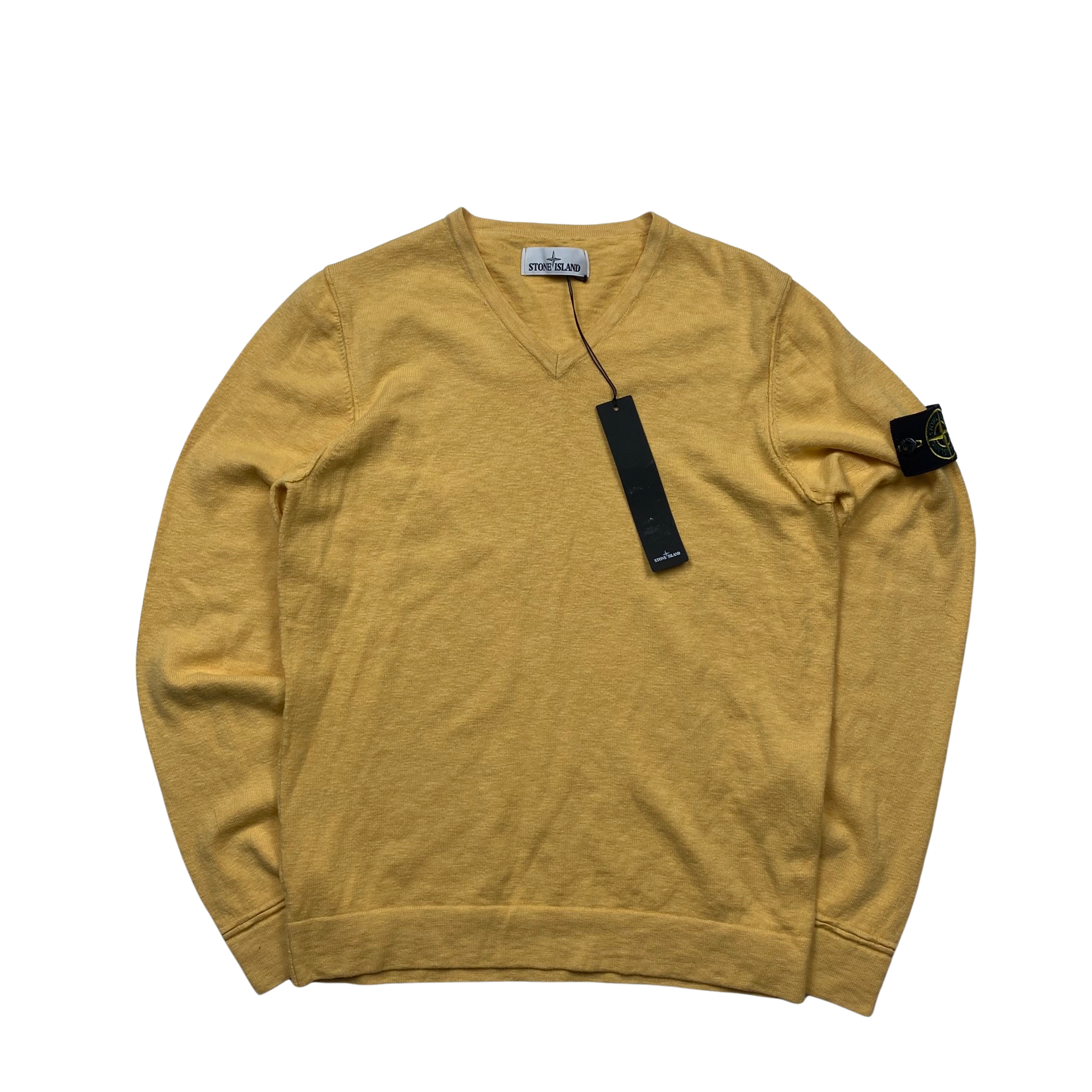 Stone island jumper discount yellow