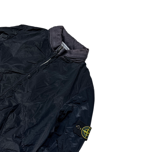 Stone Island 2011 Navy Nylon Metal Bomber Jacket - XL